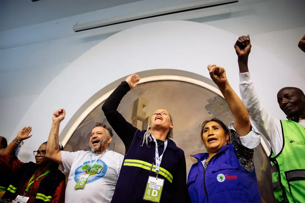 Congreso internacional del trabajadores del Reciclaje