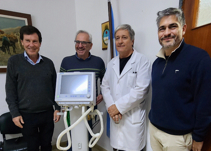 Nuevo respirador para el Centro de Emergencias de Coronel Dorrego