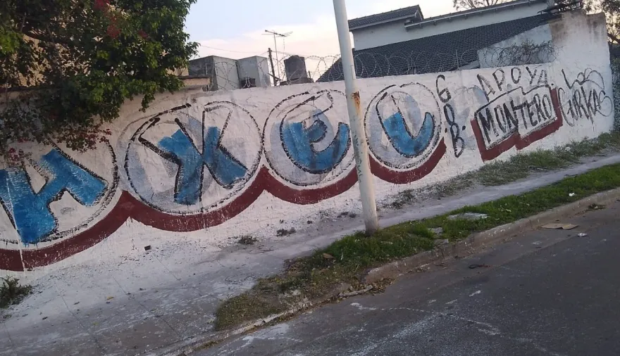 Radicales con Kicillof: campaña callejera y mensaje a Milei (Pintadas de 2023)