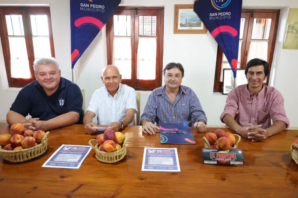 Lanzaron oficialmente la 26° Fiesta Provincial del Durazno y la Producción