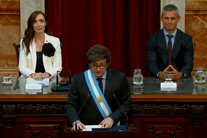 Javier Milei, presidente de la Nación