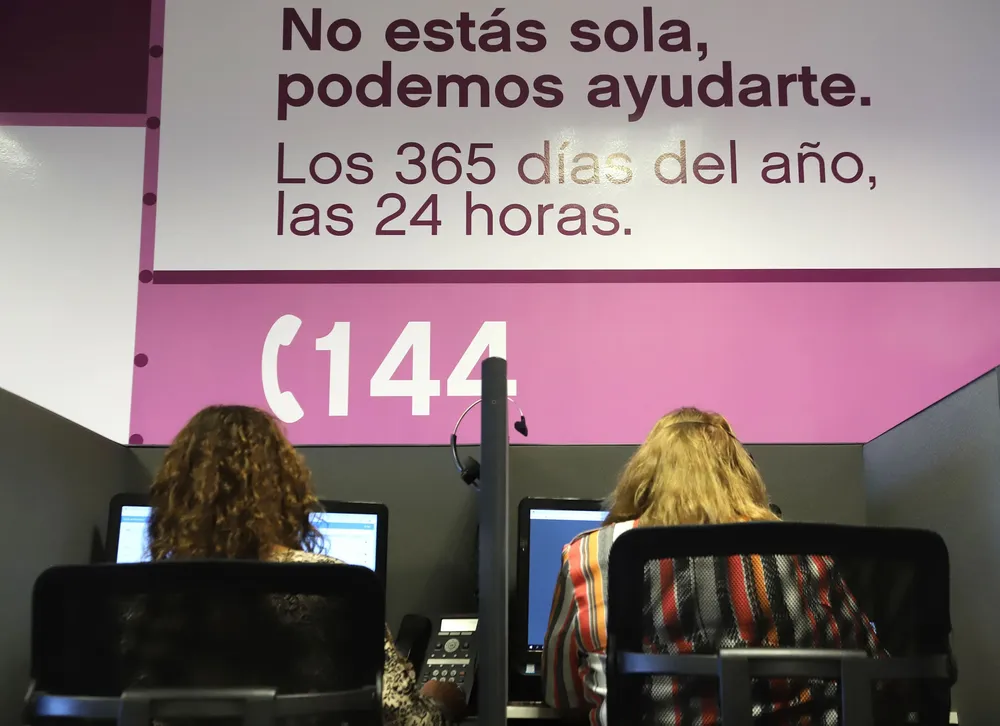 El 80% de las denuncias en la linea 144 implican a parejas o ex parejas de las victimas
