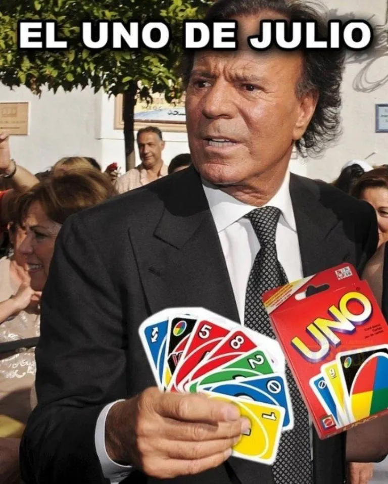 La avalancha de memes de Julio Iglesias inunda las redes sociales