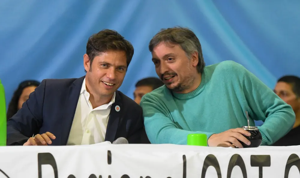 Axel Kicillof y Máximo Kirchner