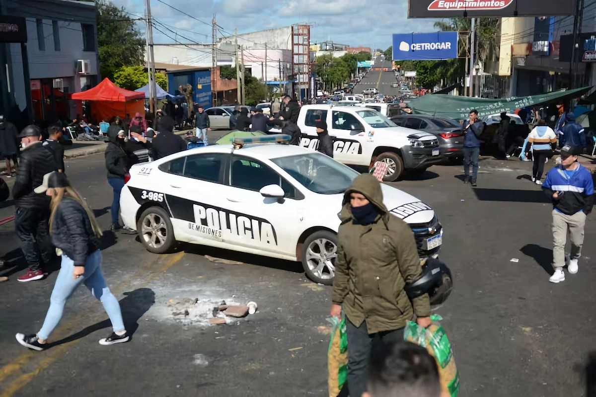 Séptimo día de conflicto en Misiones