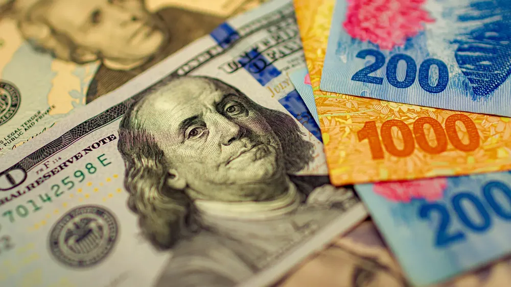 billete dolar pesos 