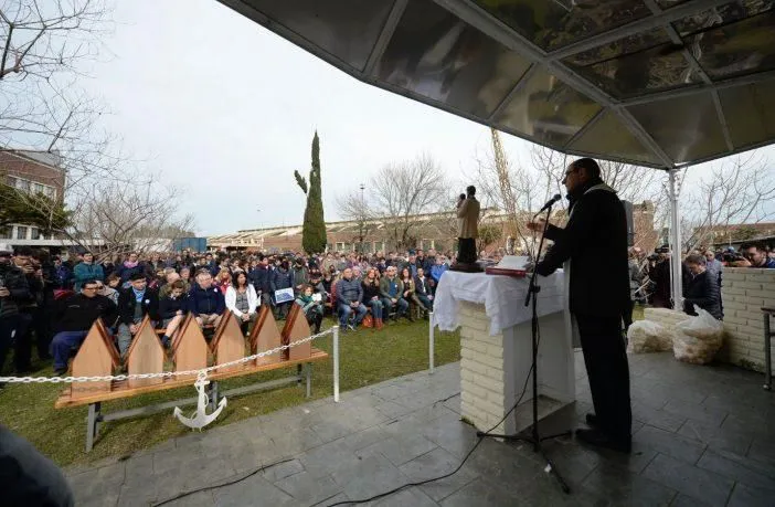 La iglesia pide la “reactivación” del Astillero Río Santiago