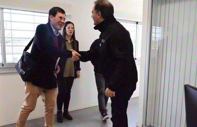 Chalde junto a Javier Alonso.