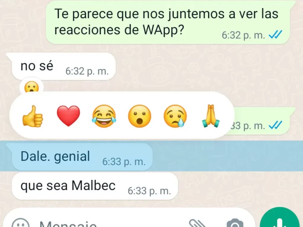 Nuevo truco de Whatsapp: Cómo eliminar las reacciones en los chats y ahorrarte problemas