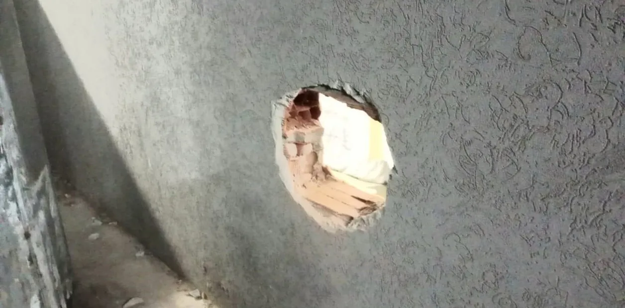 Fuga masiva en Liniers: 17 presos escapan por un boquete en la pared