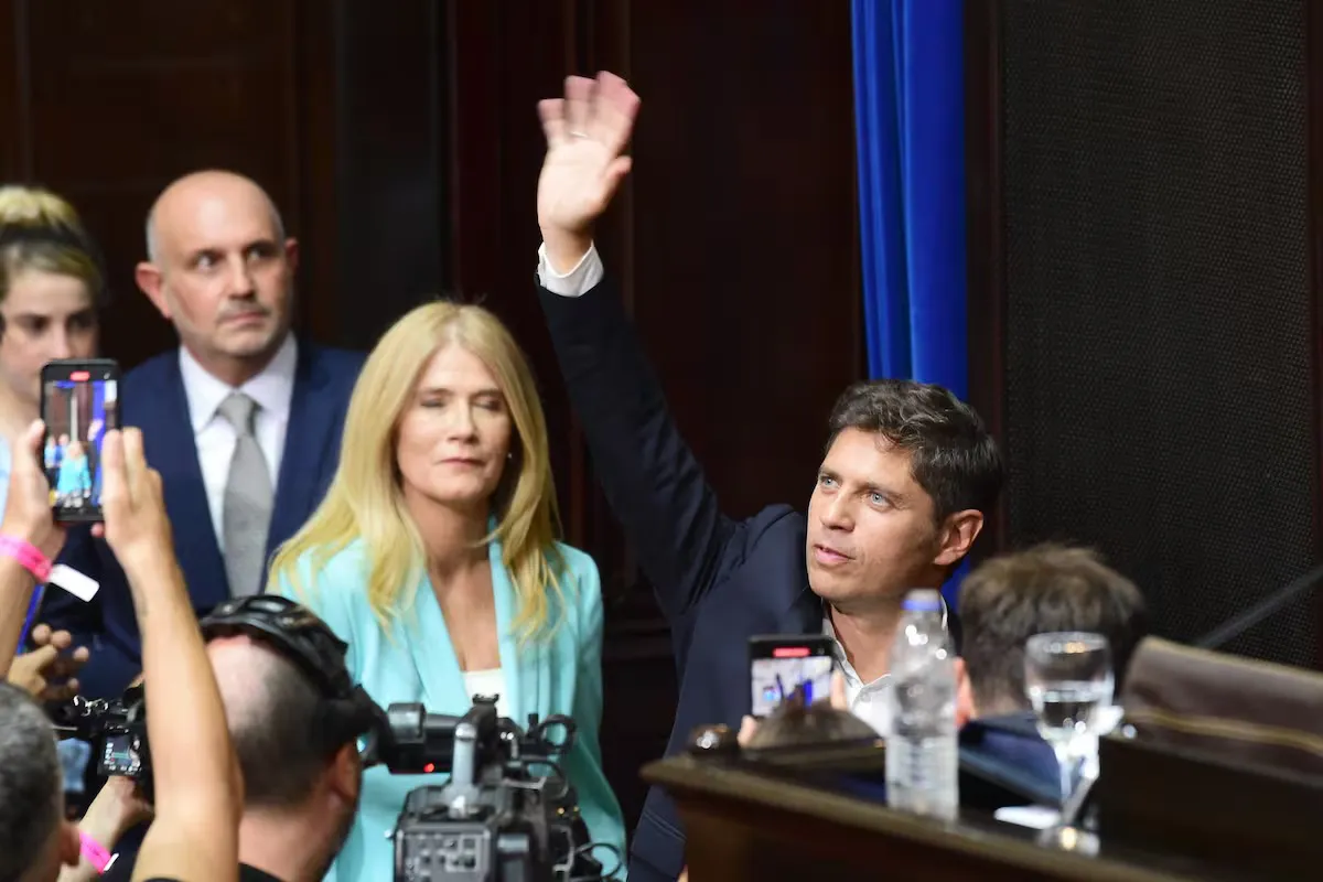Kicillof, Magario y Guerrera