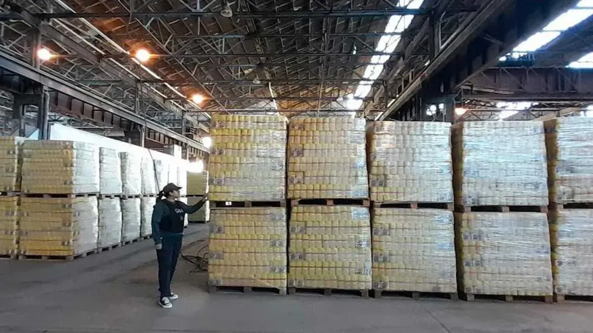 Alimentos en depósitos