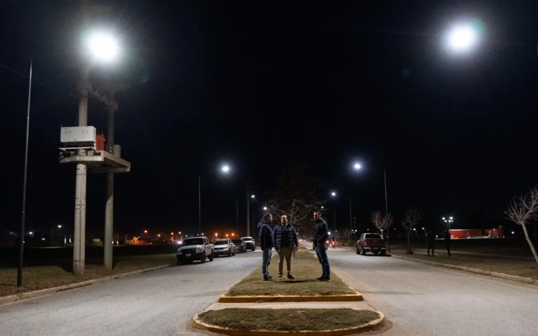 El Municipio completó nuevas luminarias LED en la Ampliación Urbana 1