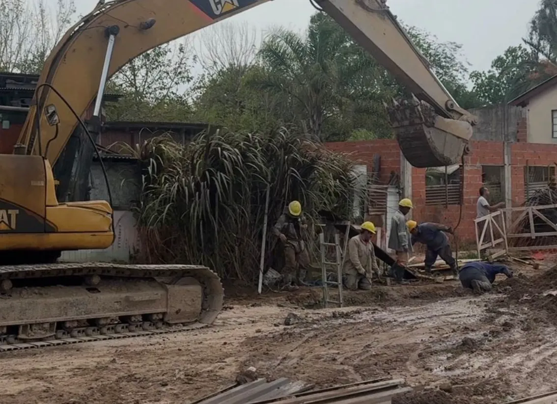 Finalizan obras cloacales en Ing. Maschwitz tras las gestiones de Sujarchuk ante AySA