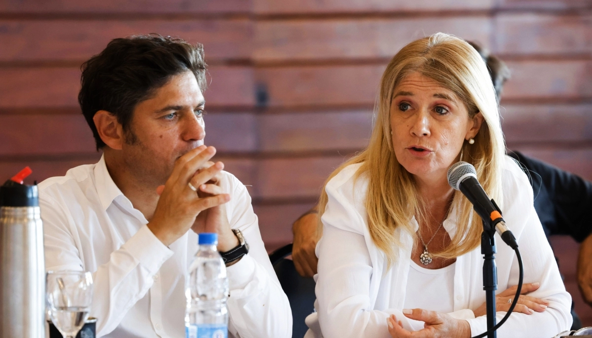 Magario y Kicillof.