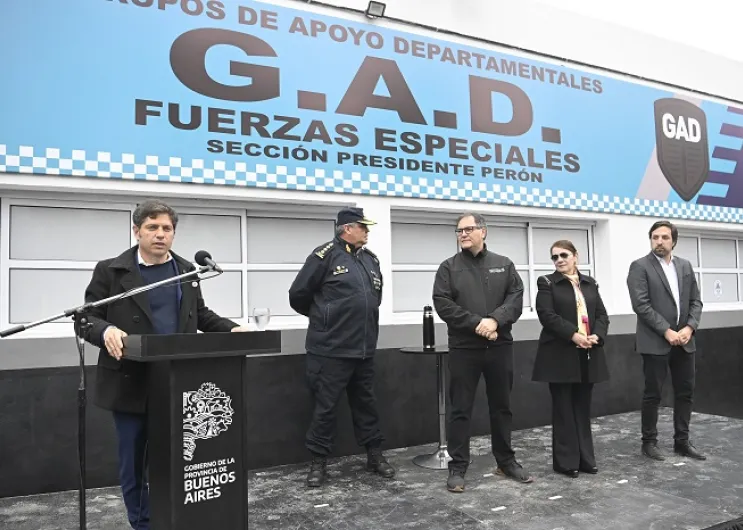 Axel Kicillof en Guernica