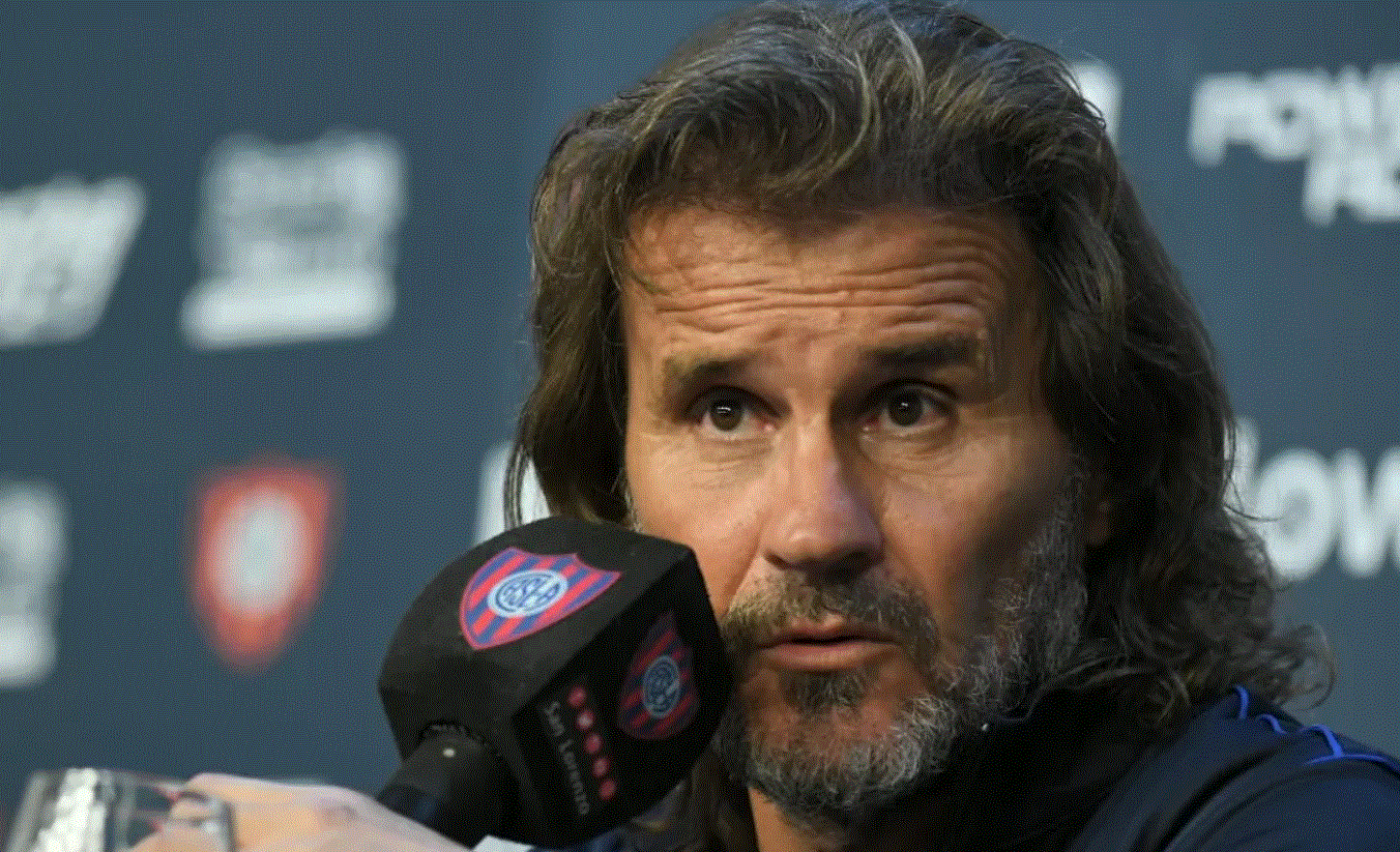 Rubén Darío Insúa, DT de San Lorenzo.