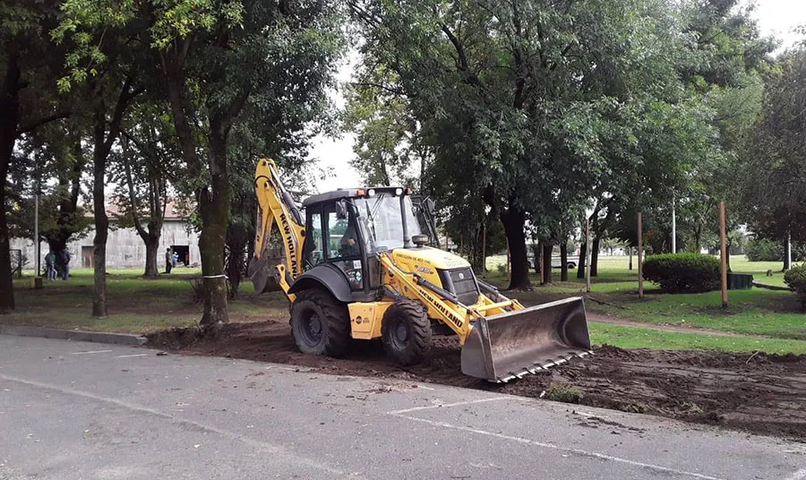 Obras en la Avenida Moreno de Saladillo