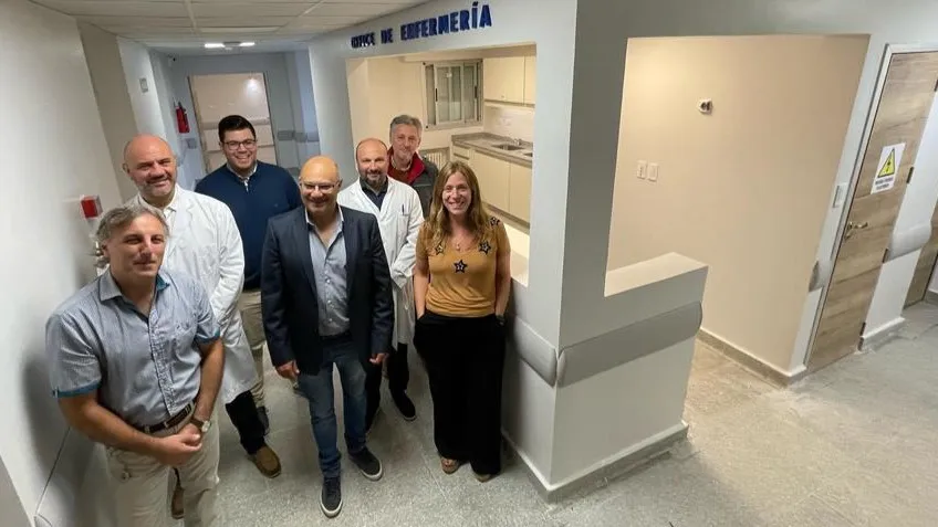 El tercer piso del Hospital de Balcarce ya está listo para su uso.