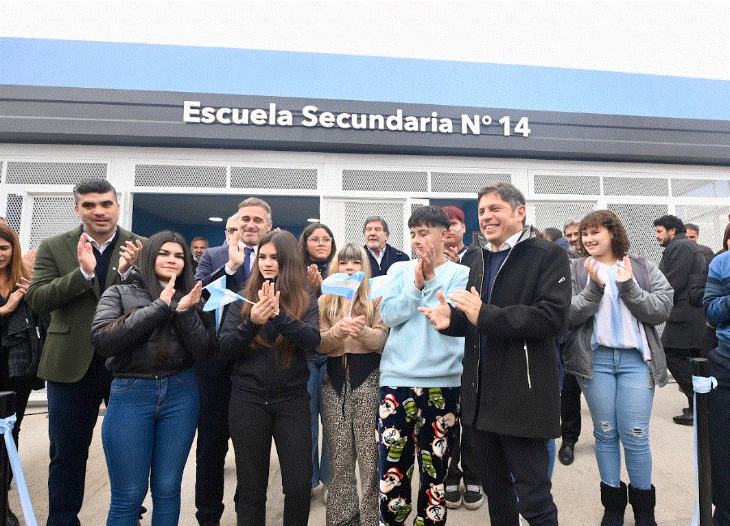 Axel Kicillof en Pilar.