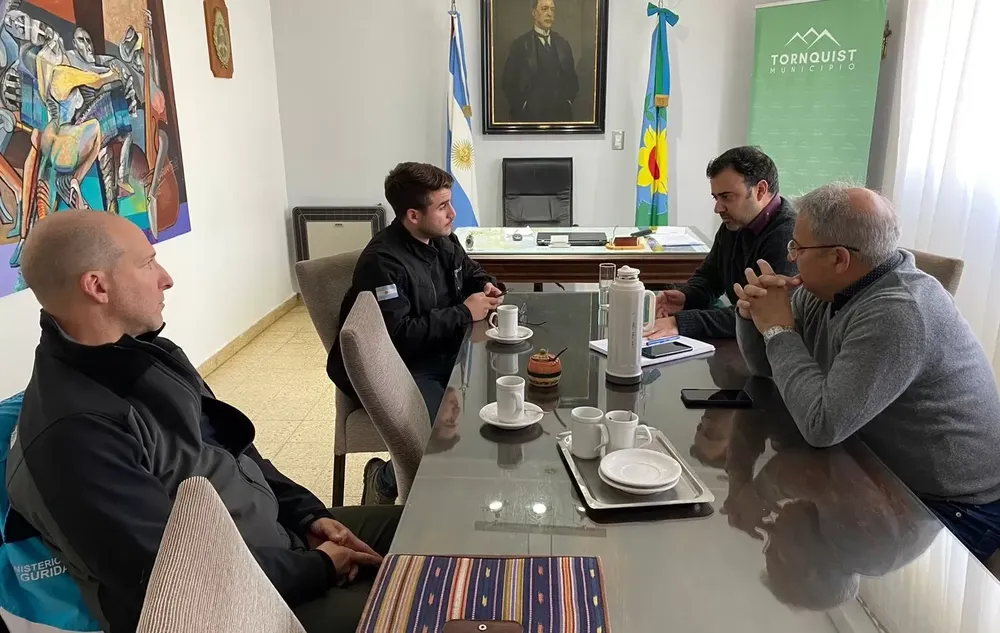 Tornquist: Bordoni recibió a funcionarios del Ministerio de Seguridad