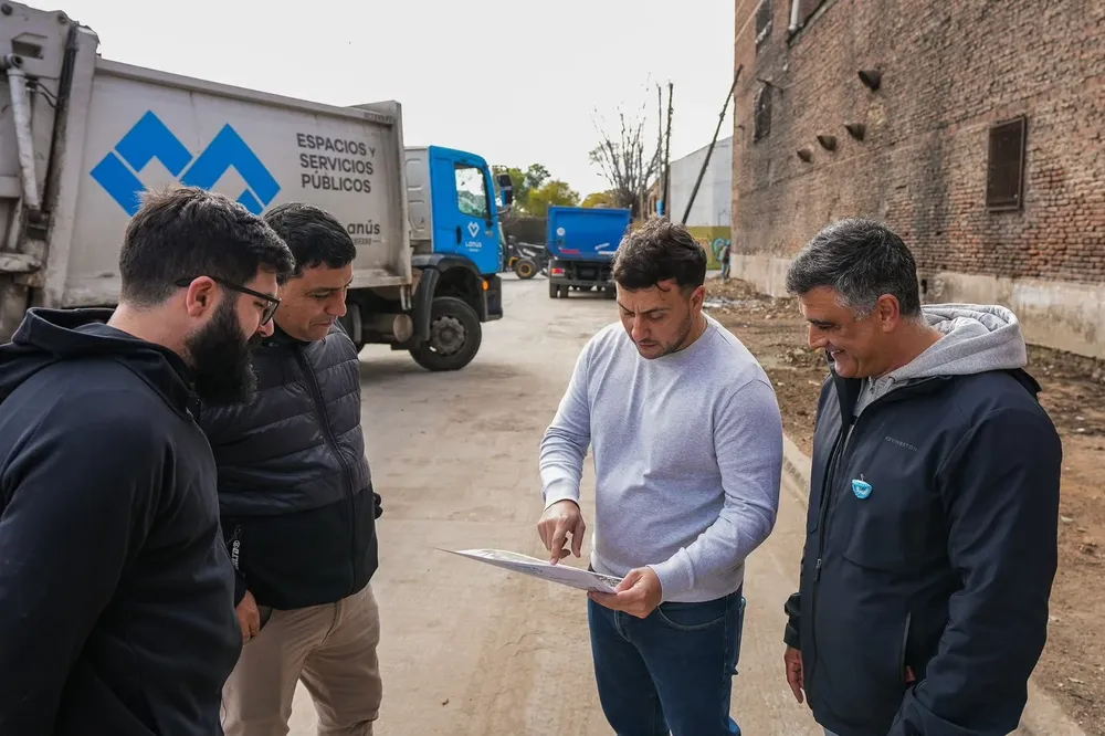 Avanzan las obras en Lanús