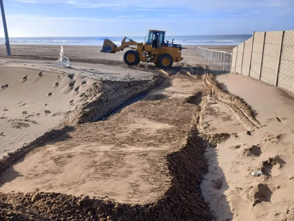 Trabajos en espacios públicos de Necochea y Quequén 2