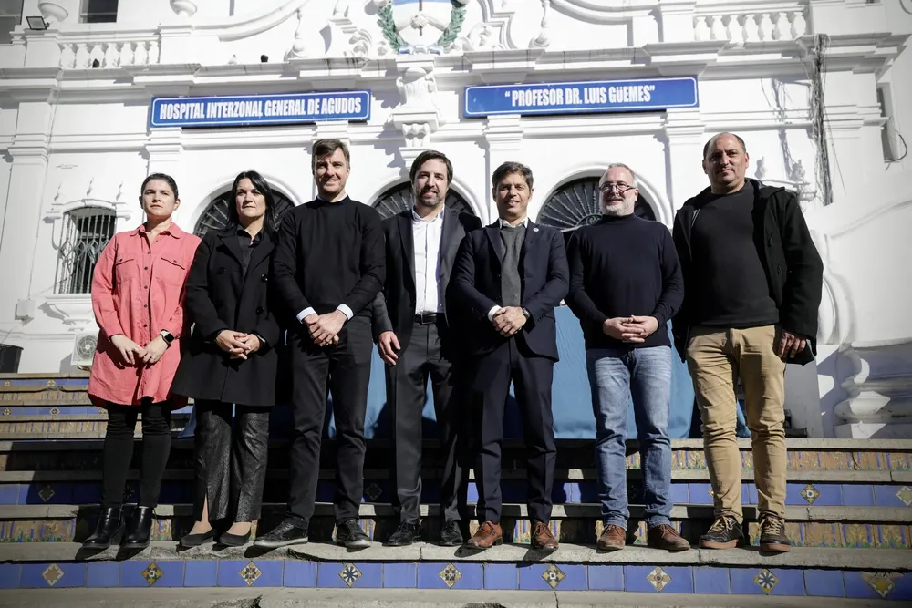 Lucas Ghi y Axel Kicillof