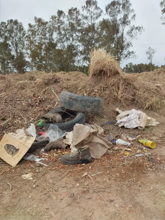 Basural en Adolfo Alsina