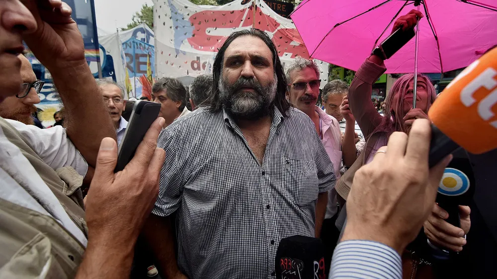 Marcha CTA Roberto Baradel