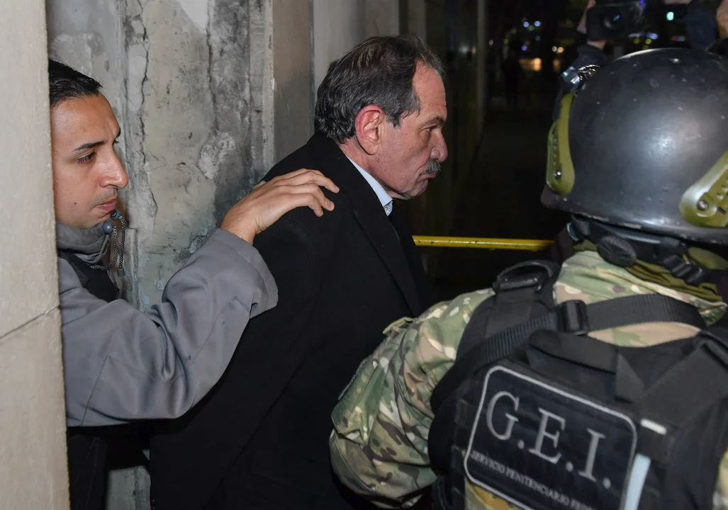 Alperovich tras la lectura de la sentencia. Foto NA JUAN VARGAS