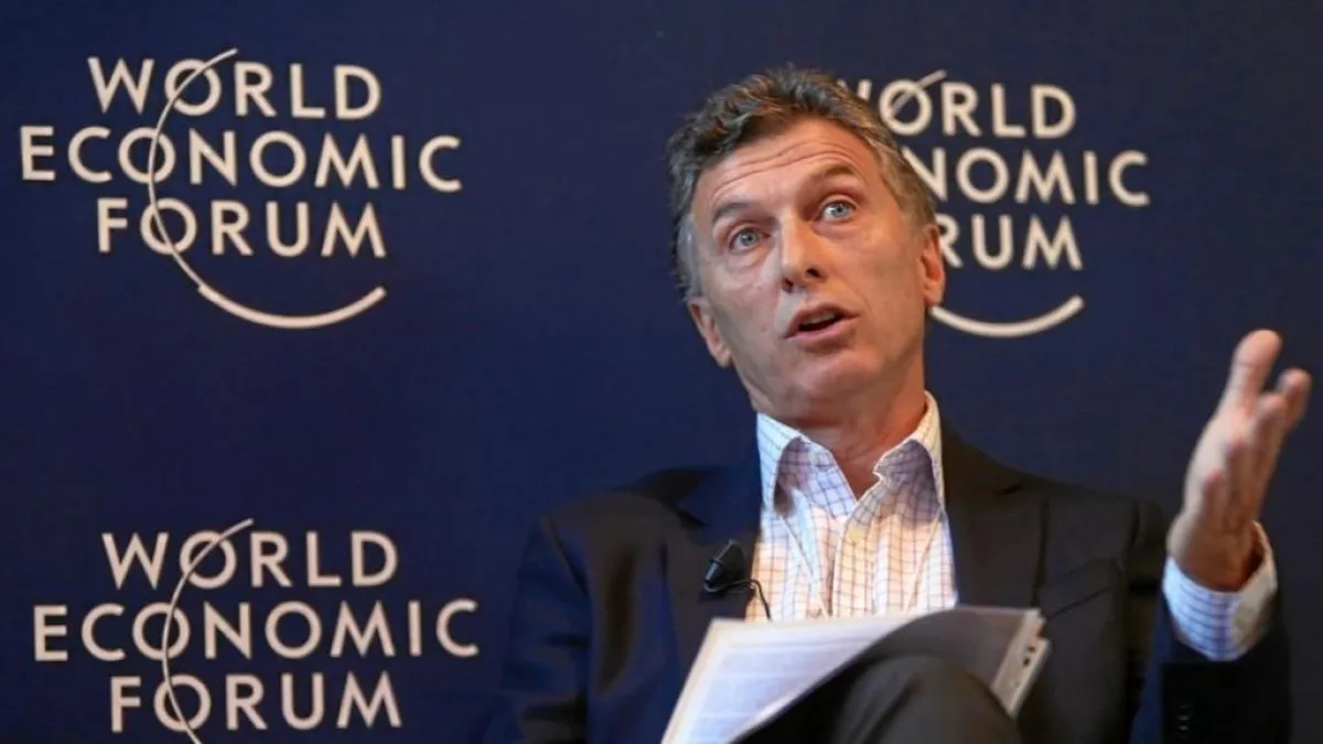 Mauricio Macri en Foro de Davos Mauricio Macri en Foro de Davos