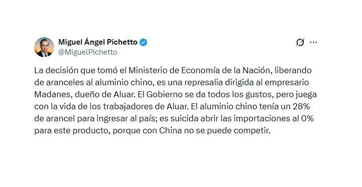 X Miguel Ángel Pichetto