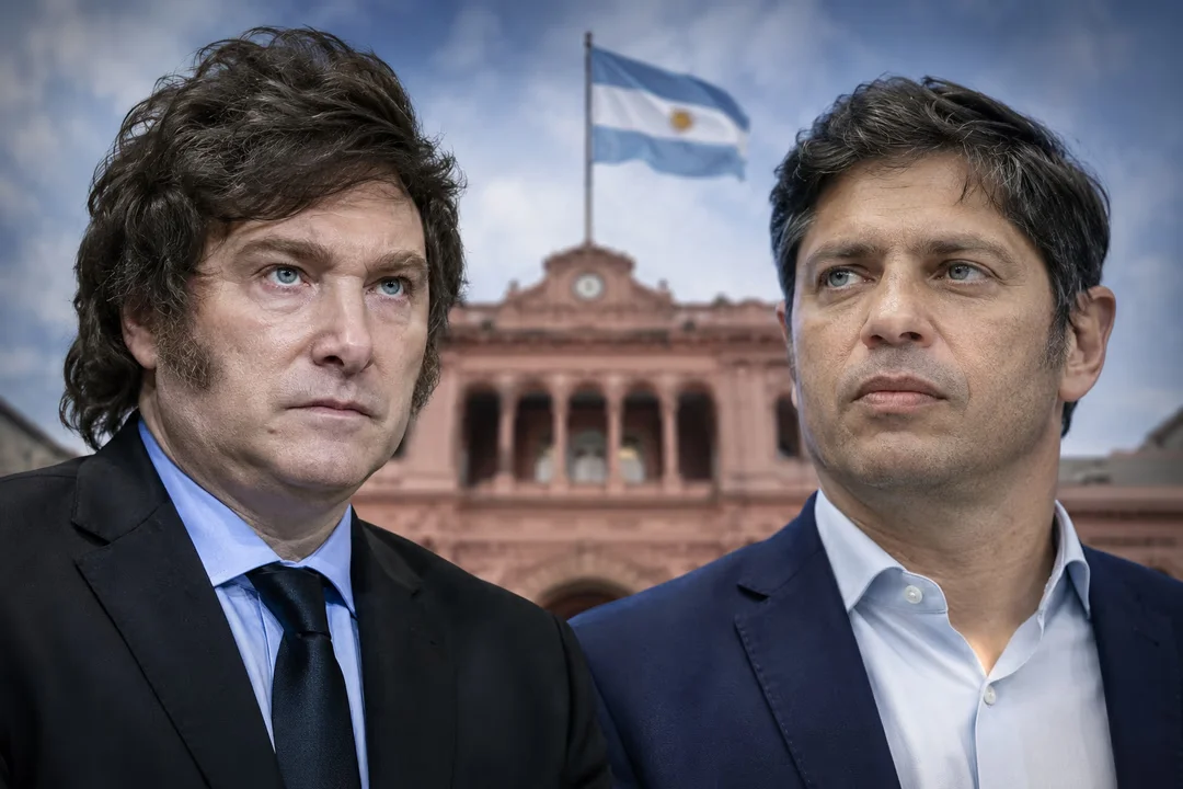 Javier Milei Axel Kicillof