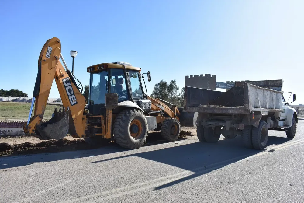 Adolfo Alsina: se realizan mejoras en el Frente Costero de Carhué