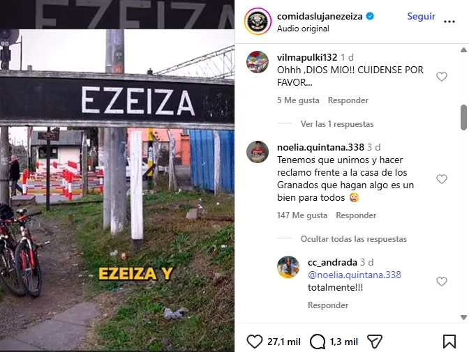 Vecinos de Ezeiza exigen explicaciones de Granados por la contaminación del agua