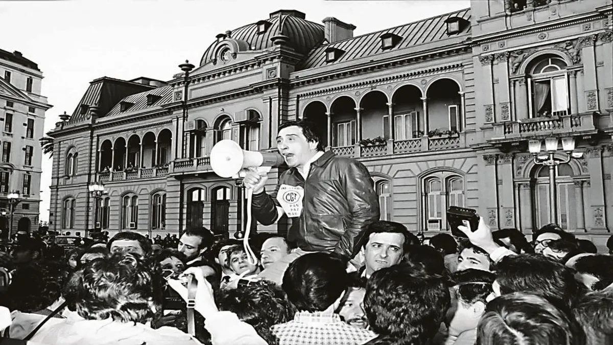 Primera huelga general contra Raúl Alfonsín (1984)