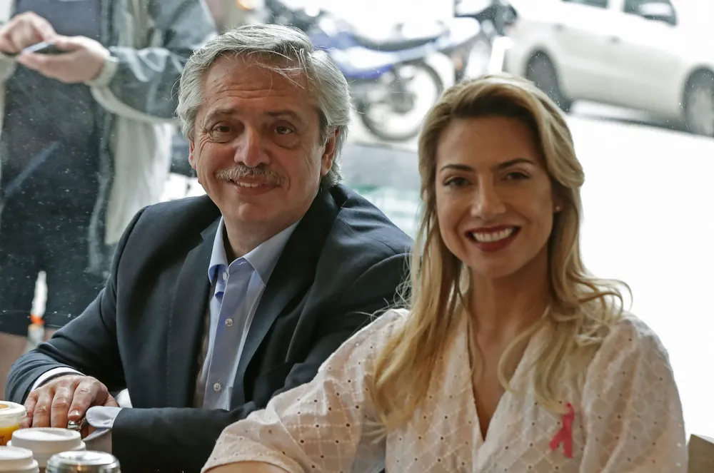 Alberto Fernández y Fabiola Yañez.