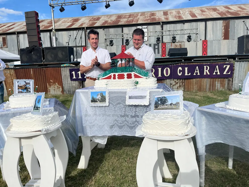 Claraz celebró sus 115 años y hubo un sentido homenaje a la memoria de José García