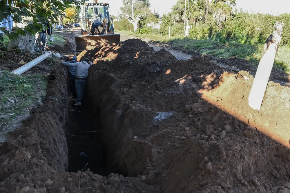 Avanzan las obras en 25 de Mayo.