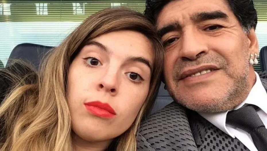 Dalma Maradona y Diego Maradona 2