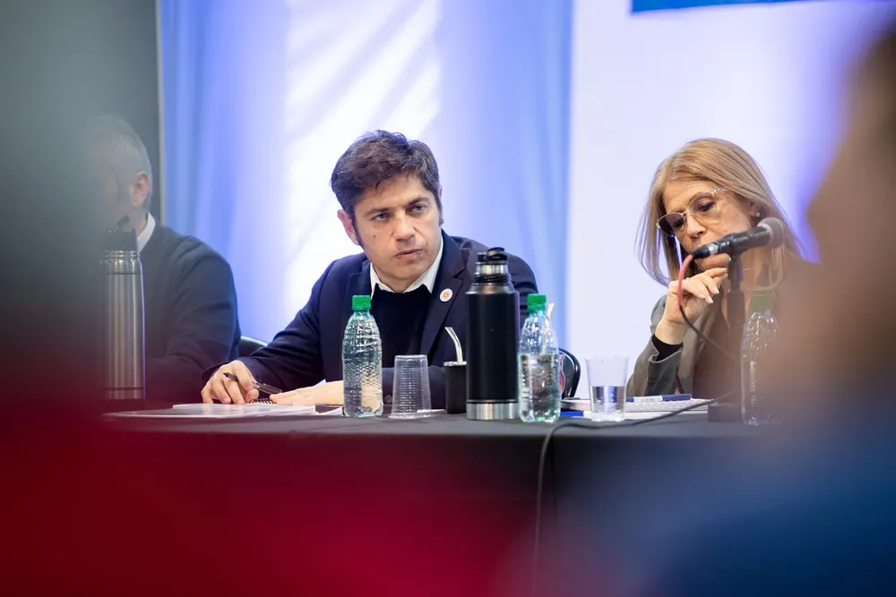 Kicillof y Magario. MDF