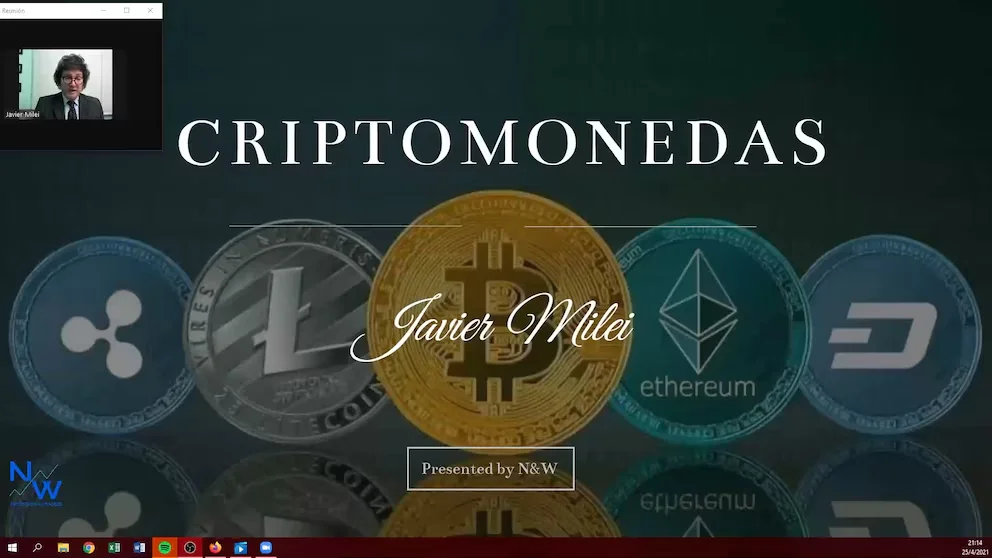 Criptomonedas Javier Milei