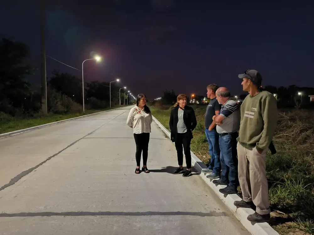 Luminarias 100% LED avanza la renovación del alumbrado público en Marcos Paz