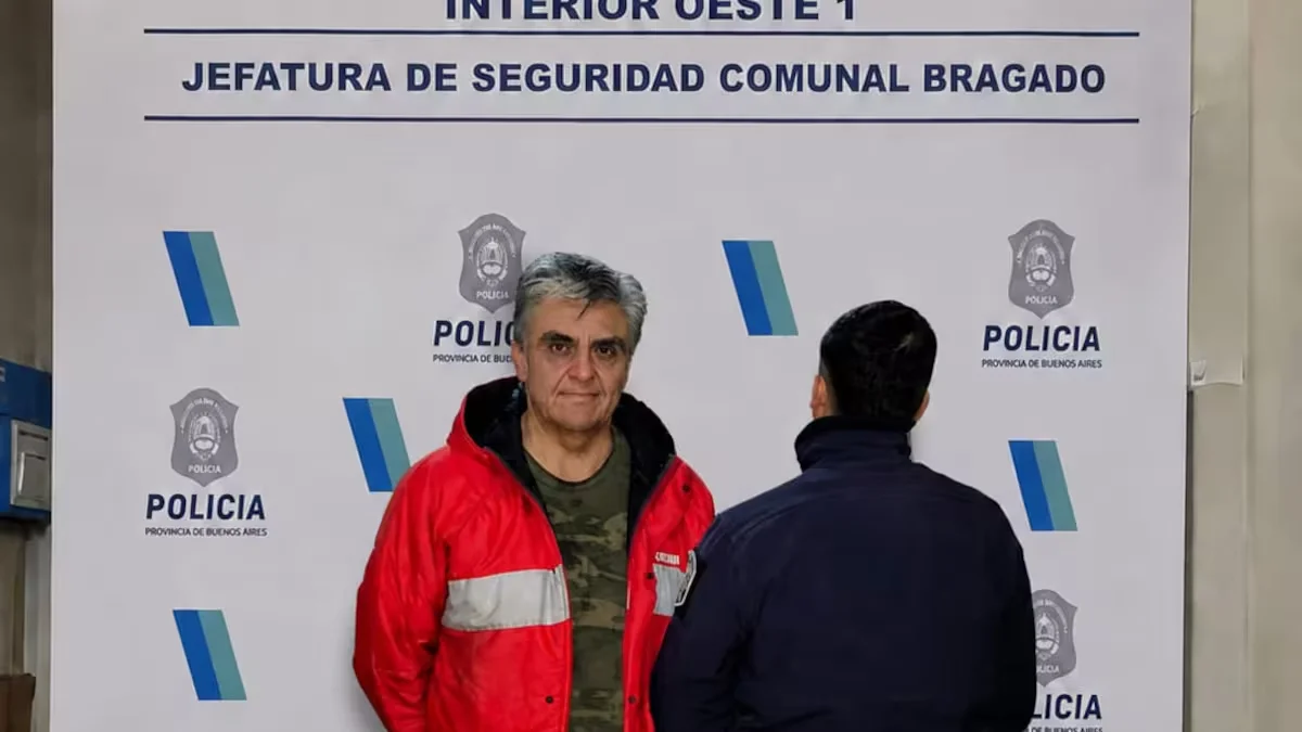 Germán Díaz, concejal detenido en Bragado.