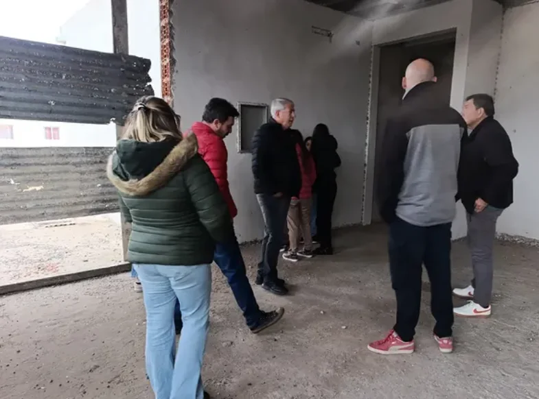 Gaute recorrió obra