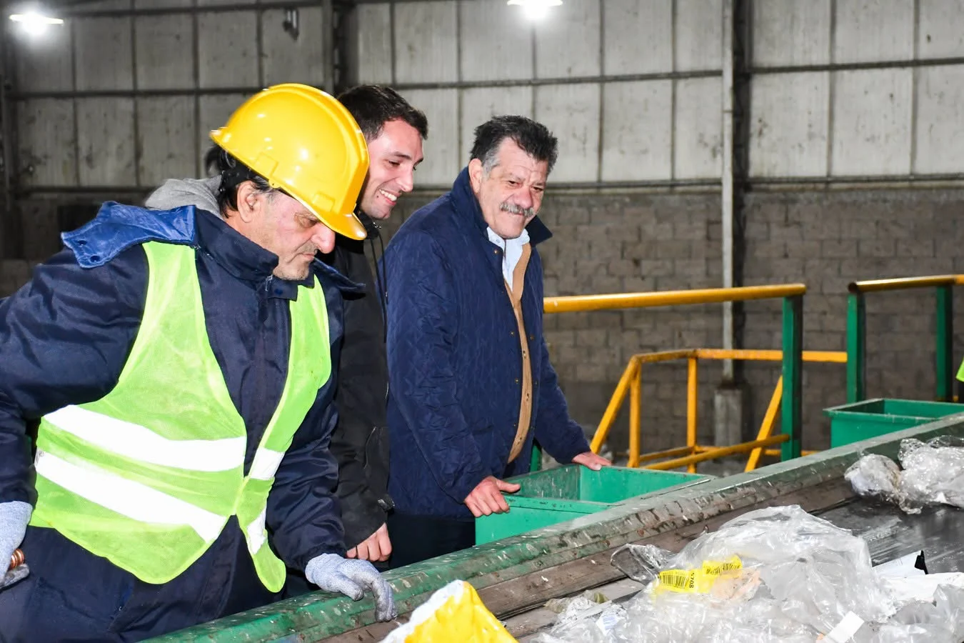 Barenghi recorrió la Planta de Reciclado y destacó los avances en medio ambiente