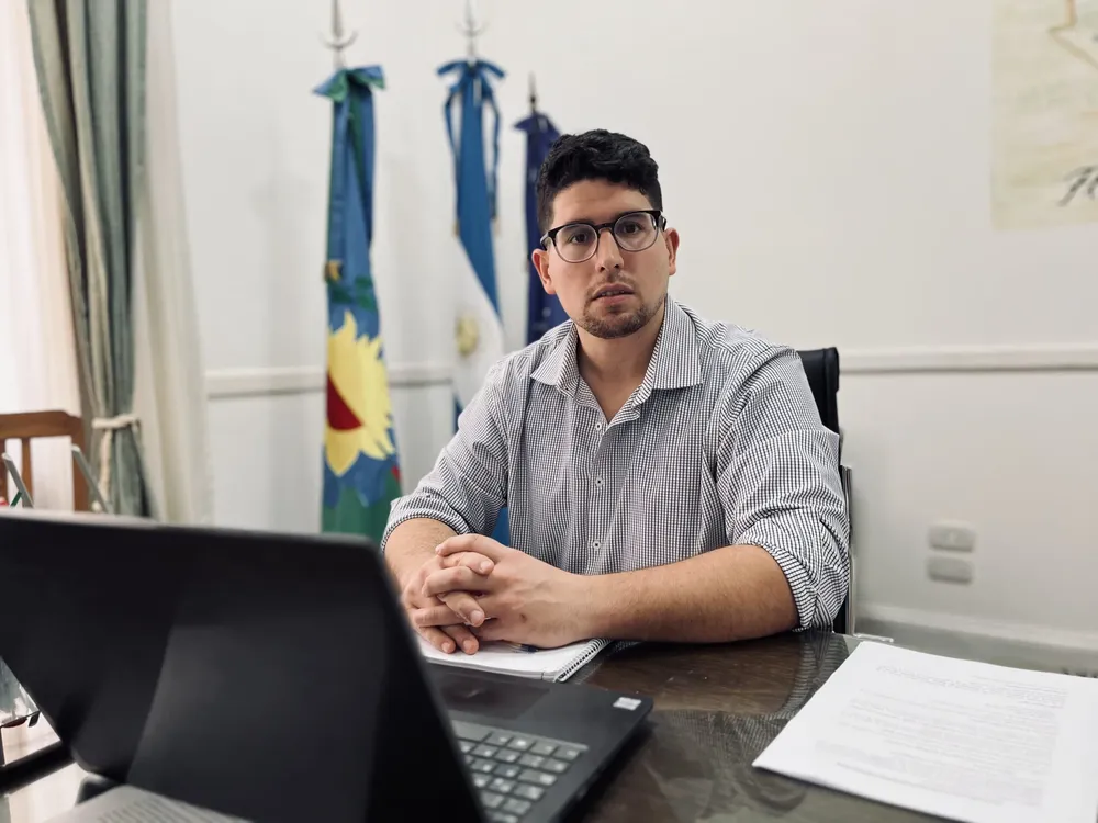 Nahuel Mittelbach, intendente de Ameghino