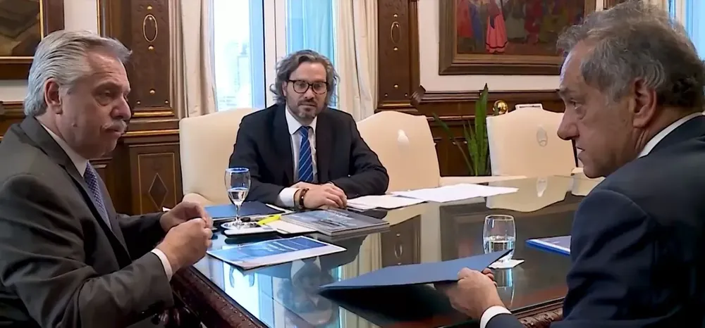 Alberto y Scioli se reunieron para analizar la agenda con Brasil