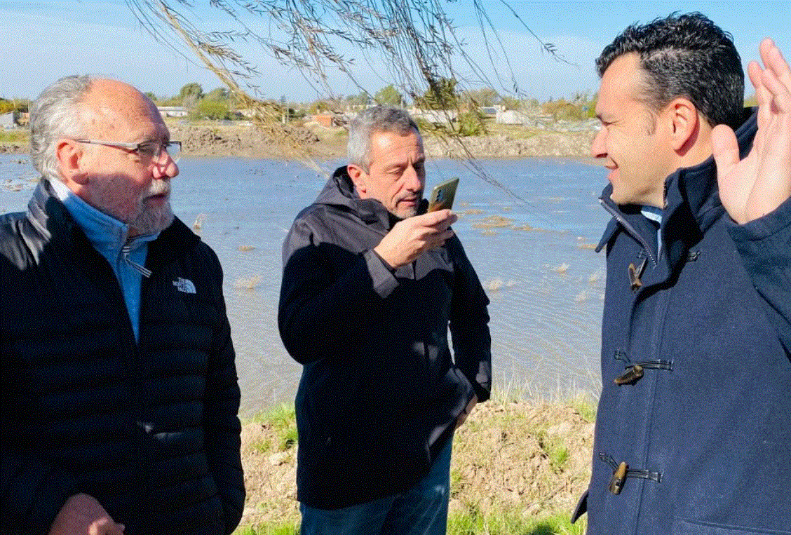 Nobre Ferreira y autoridades provinciales analizaron el avance de la obra de Vertederos